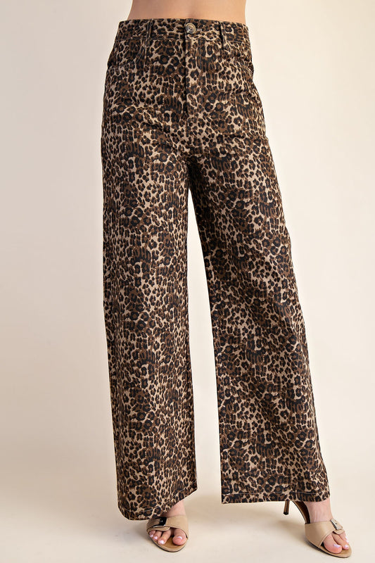 Animal Print High waist Pants