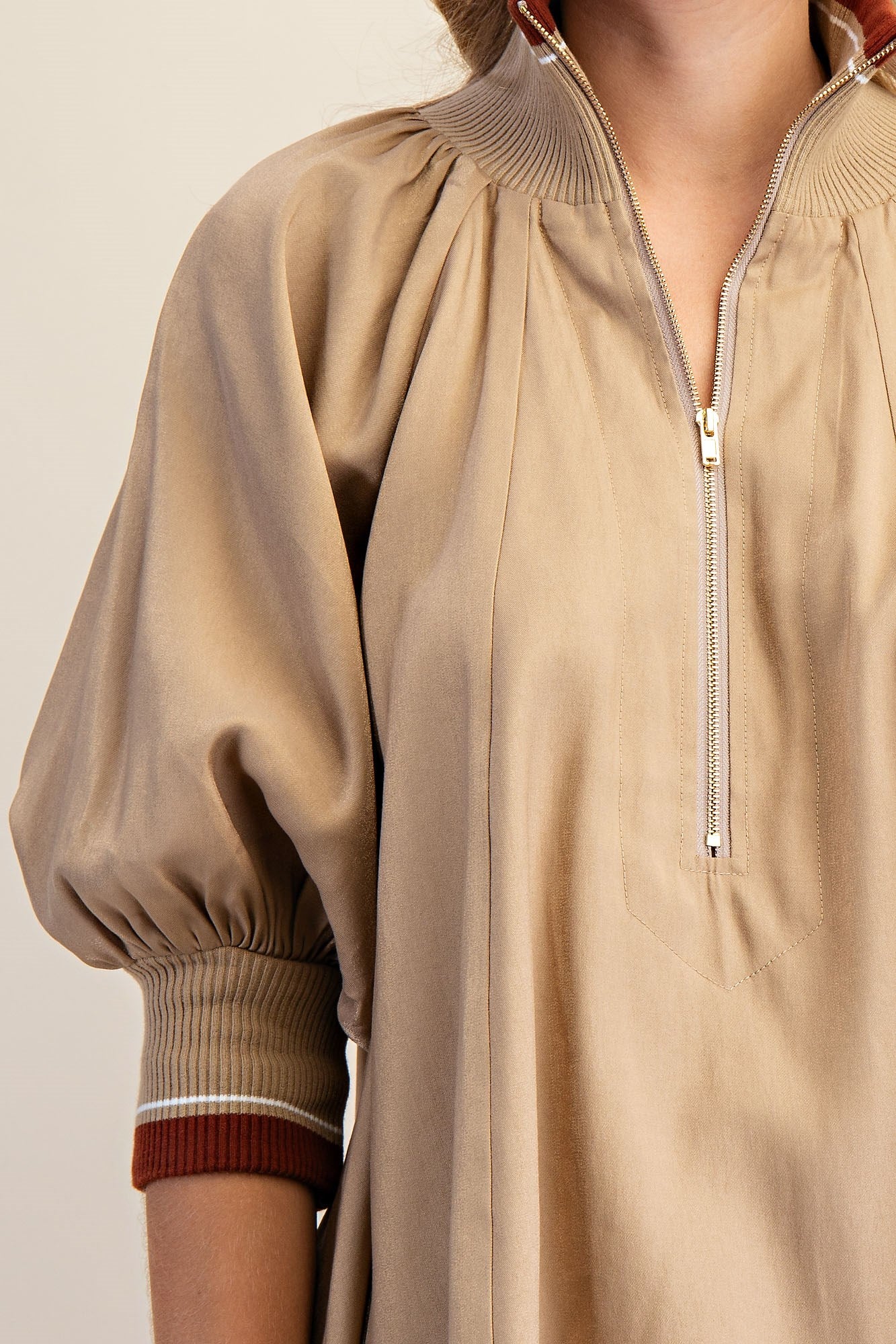 Mock Neck Top