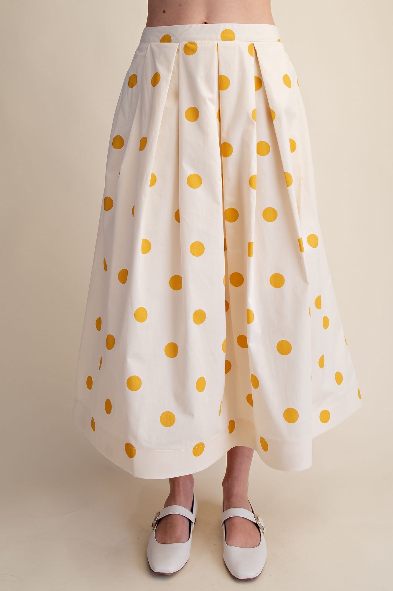 Sunlit Stroll Polka Dot Set Top