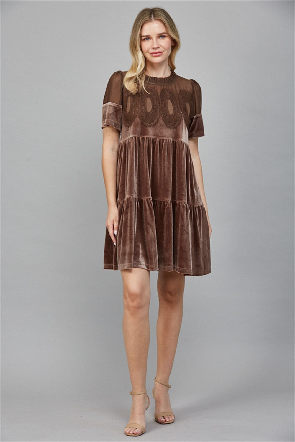 Velvet Lace Dress