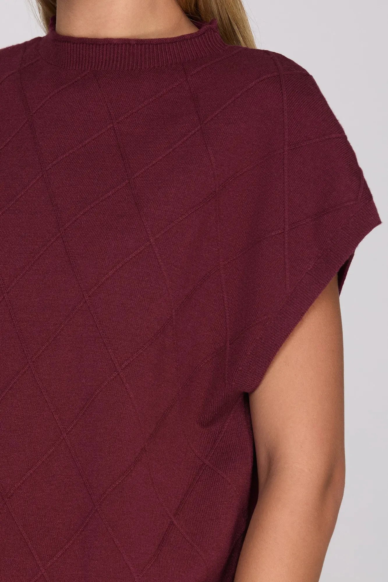Victory Lane Textured Sweater Top