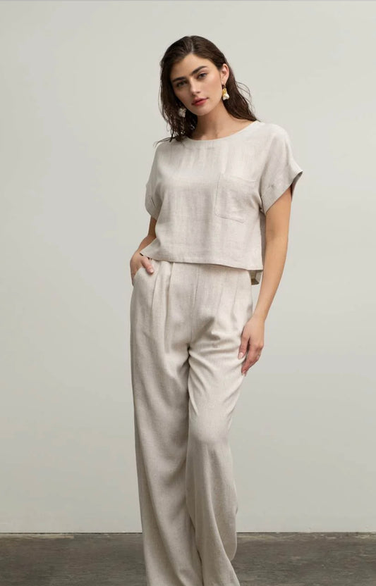 Short Fold linen Shirt