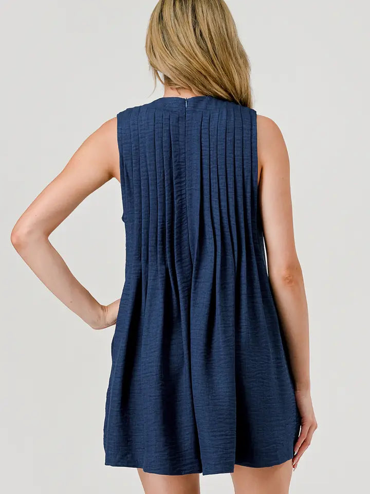 Pleated Romper