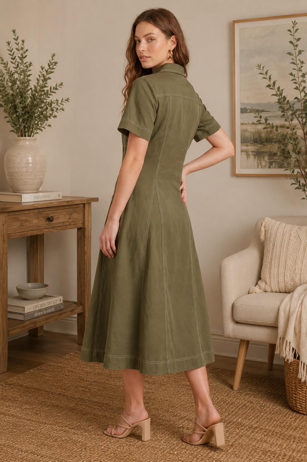 Savannah Grove Midi Dress