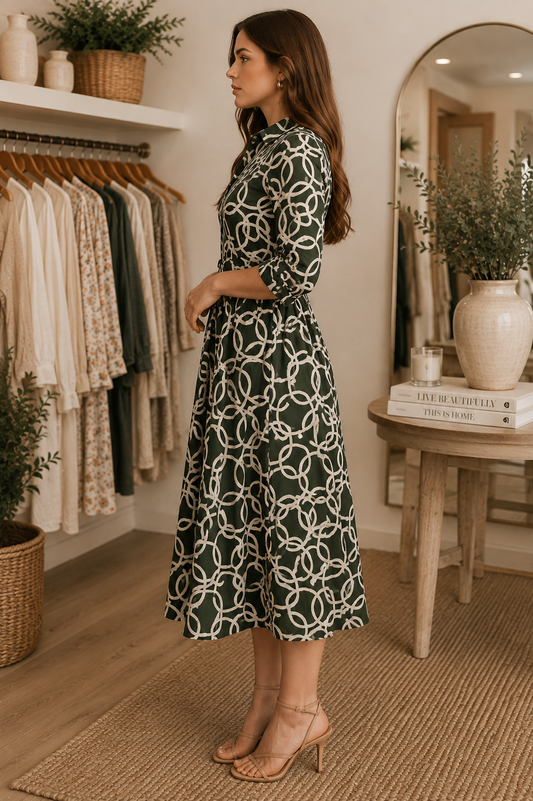 The Willow & Vine Midi Dress