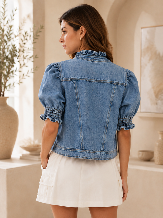 The Bluebell Charm Denim Jacket