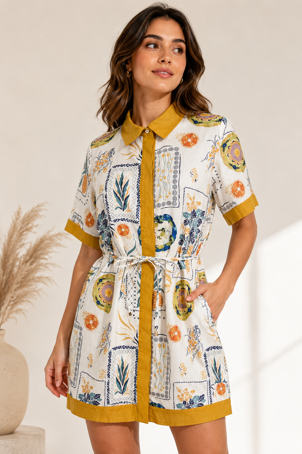 The Golden Grove Shirt Dress ✨