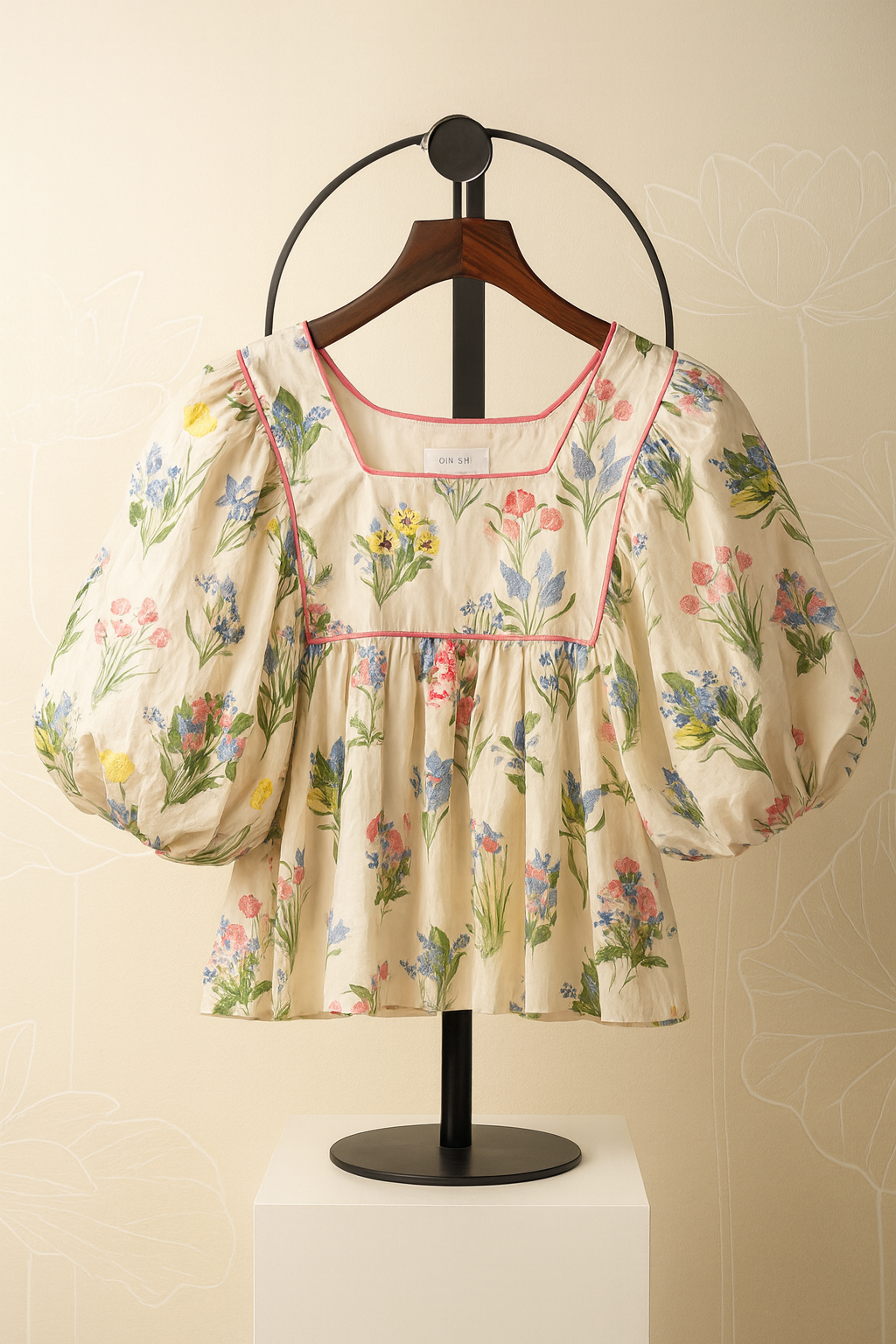 Floral Daydream Puff Sleeve Blouse