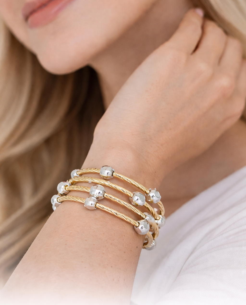 Golden Tide Wrap Bracelet