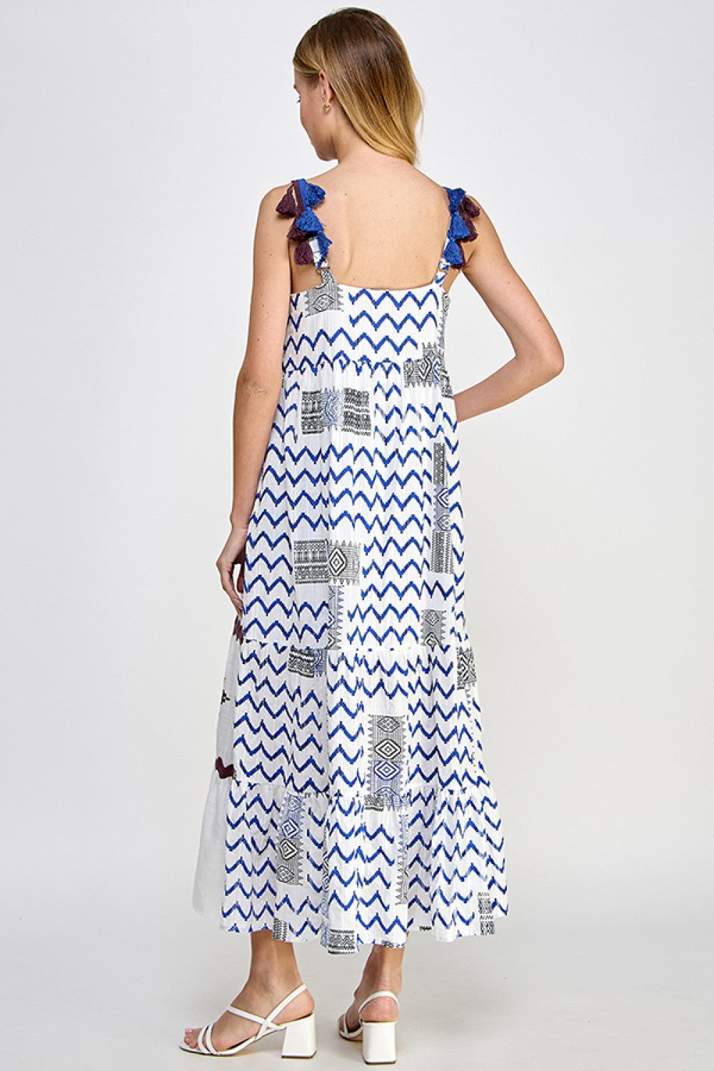 Boho Embroidered Maxi Dress