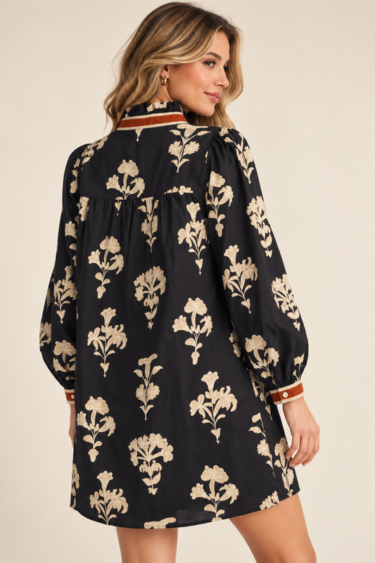 The Savannah Grace Floral Dress