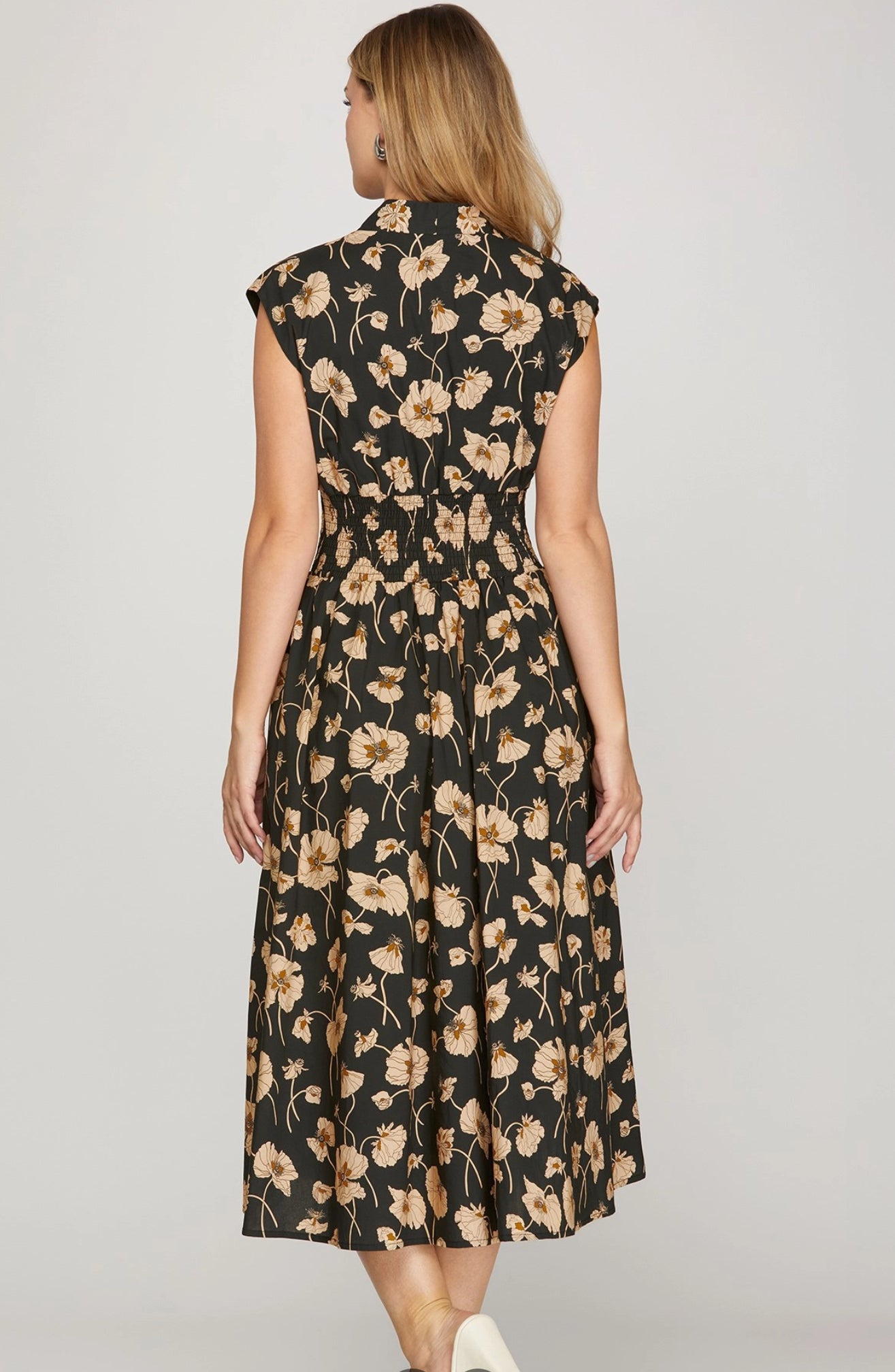 Midnight Bloom dress Plus