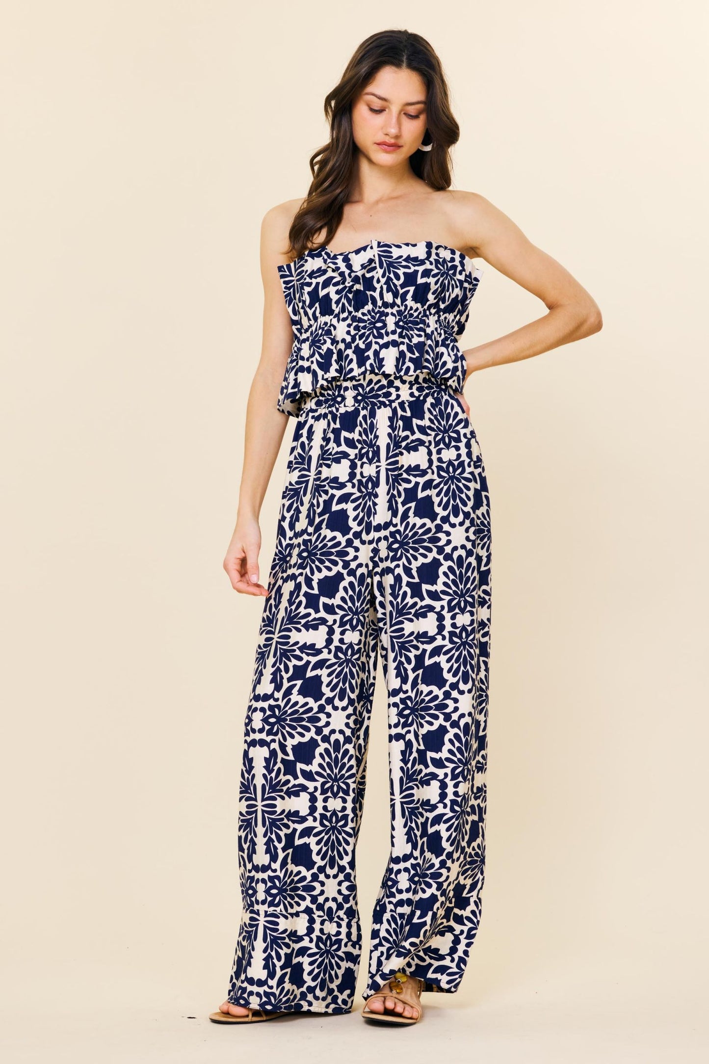 Strapless Romper