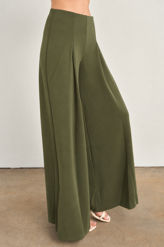 The Olive Hour Wide-Leg Pants