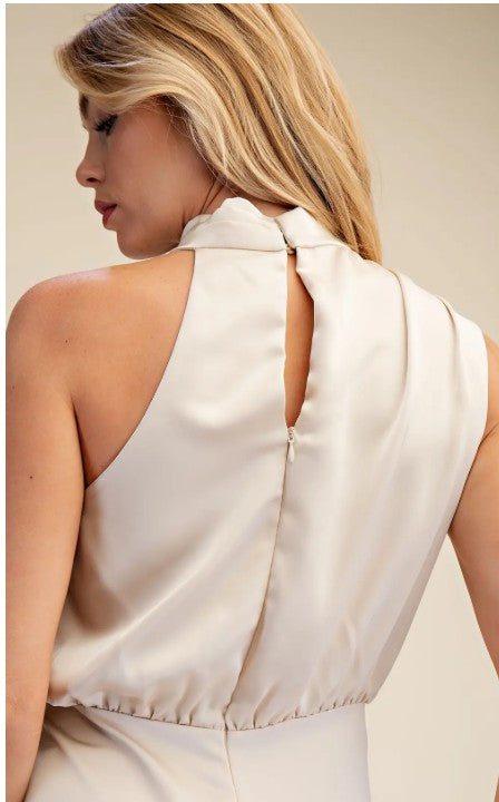 The Golden Aura Luxe Romper