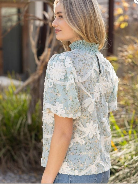 The Sage Garden Lace Blouse