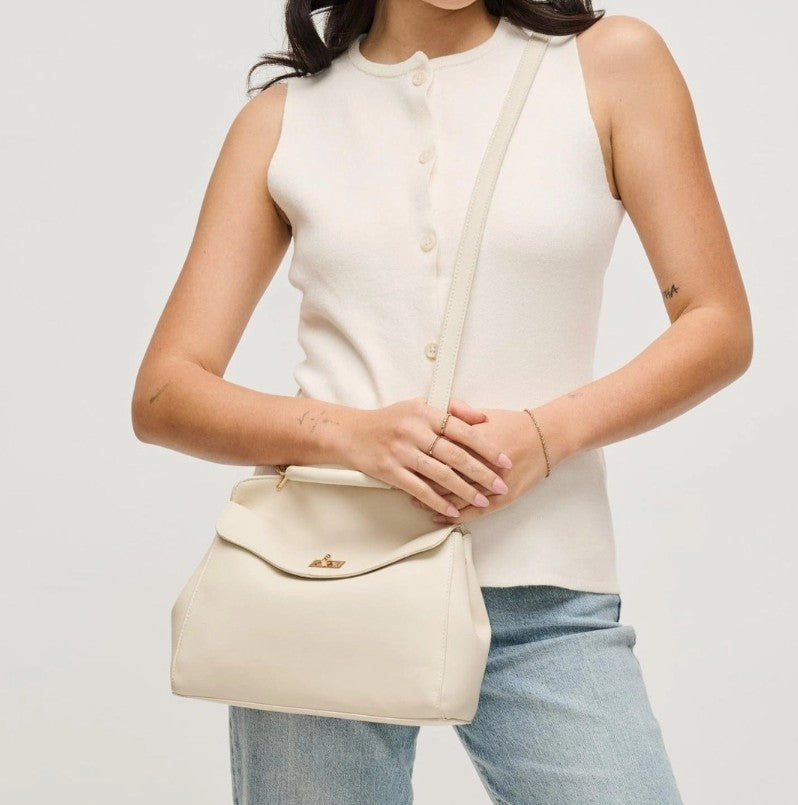 🤍 Ivory Elegance Crossbody Bag