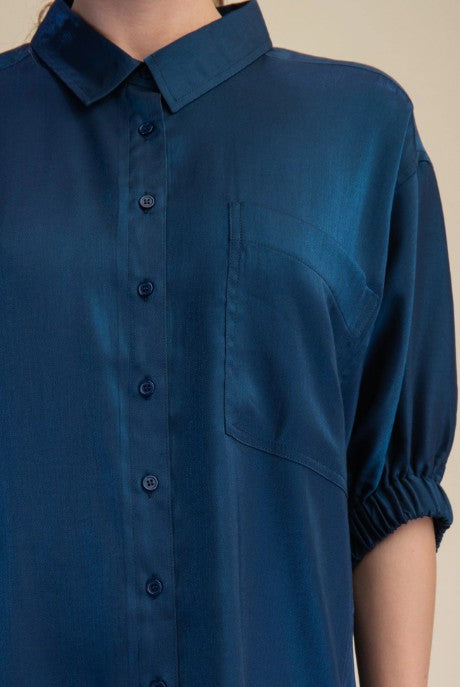 The Midnight Muse Button-Up