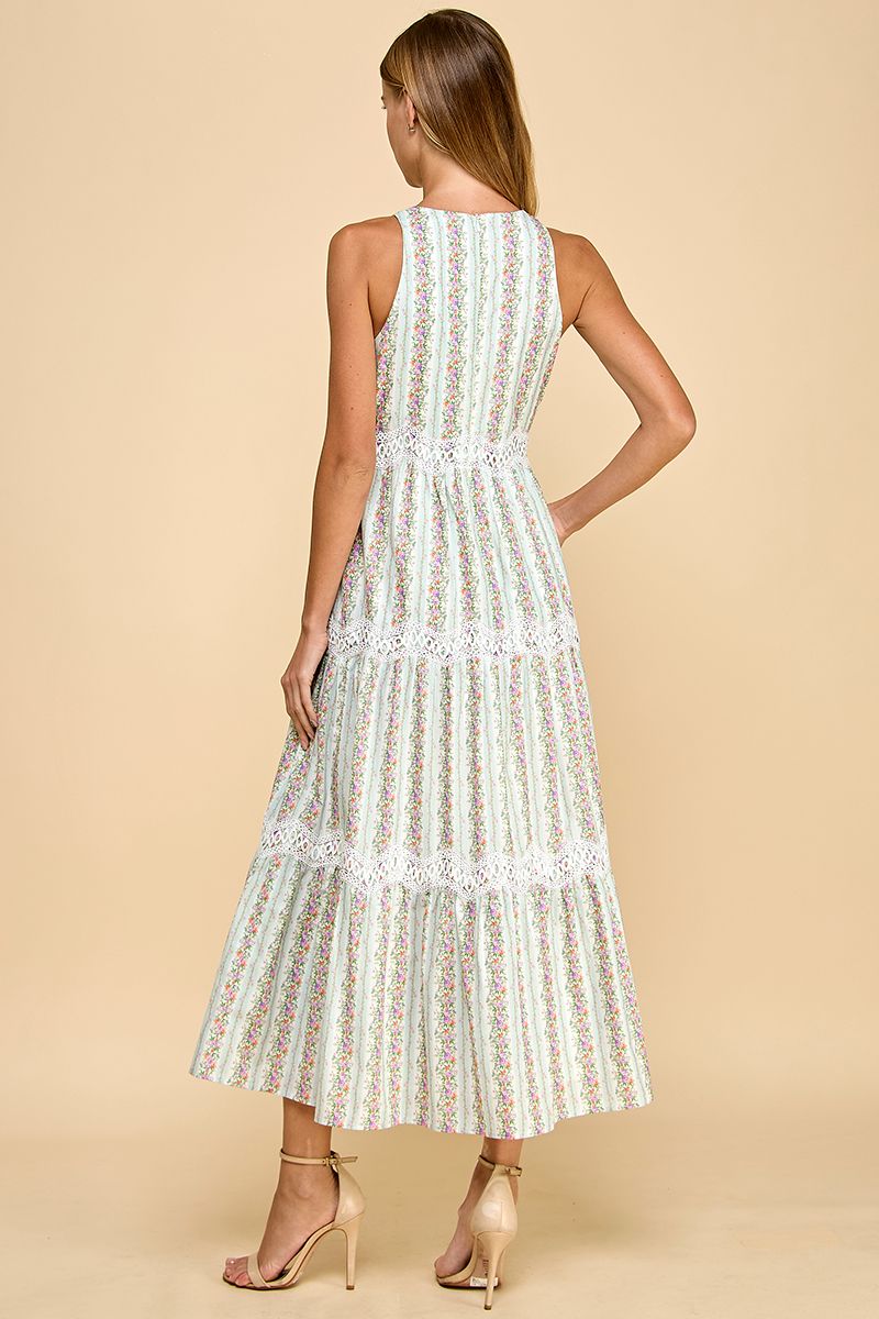 Sleeveless midi dress