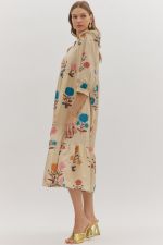 Floral Boho Midi Dress