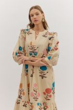 Floral Boho Midi Dress