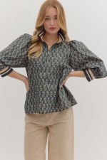 Geo Chic Top