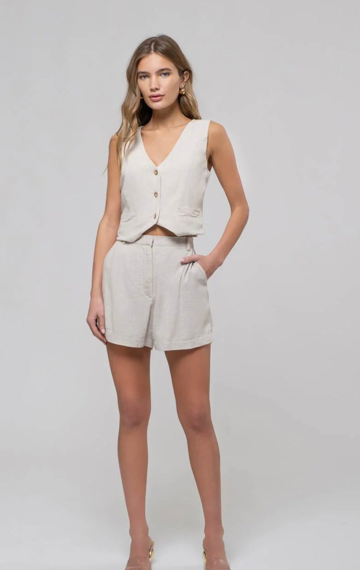 Linen Vest