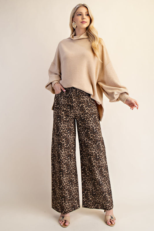 Animal Print High waist Pants