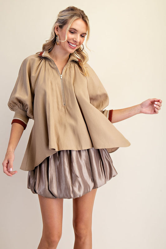 Mock Neck Top