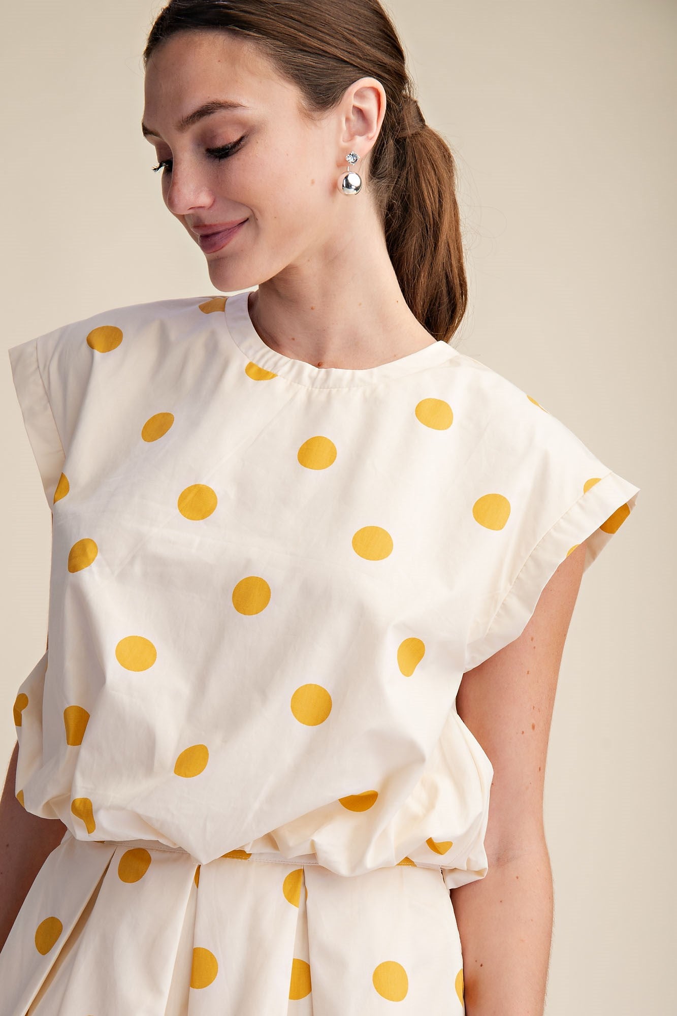 Sunlit Stroll Polka Dot Set