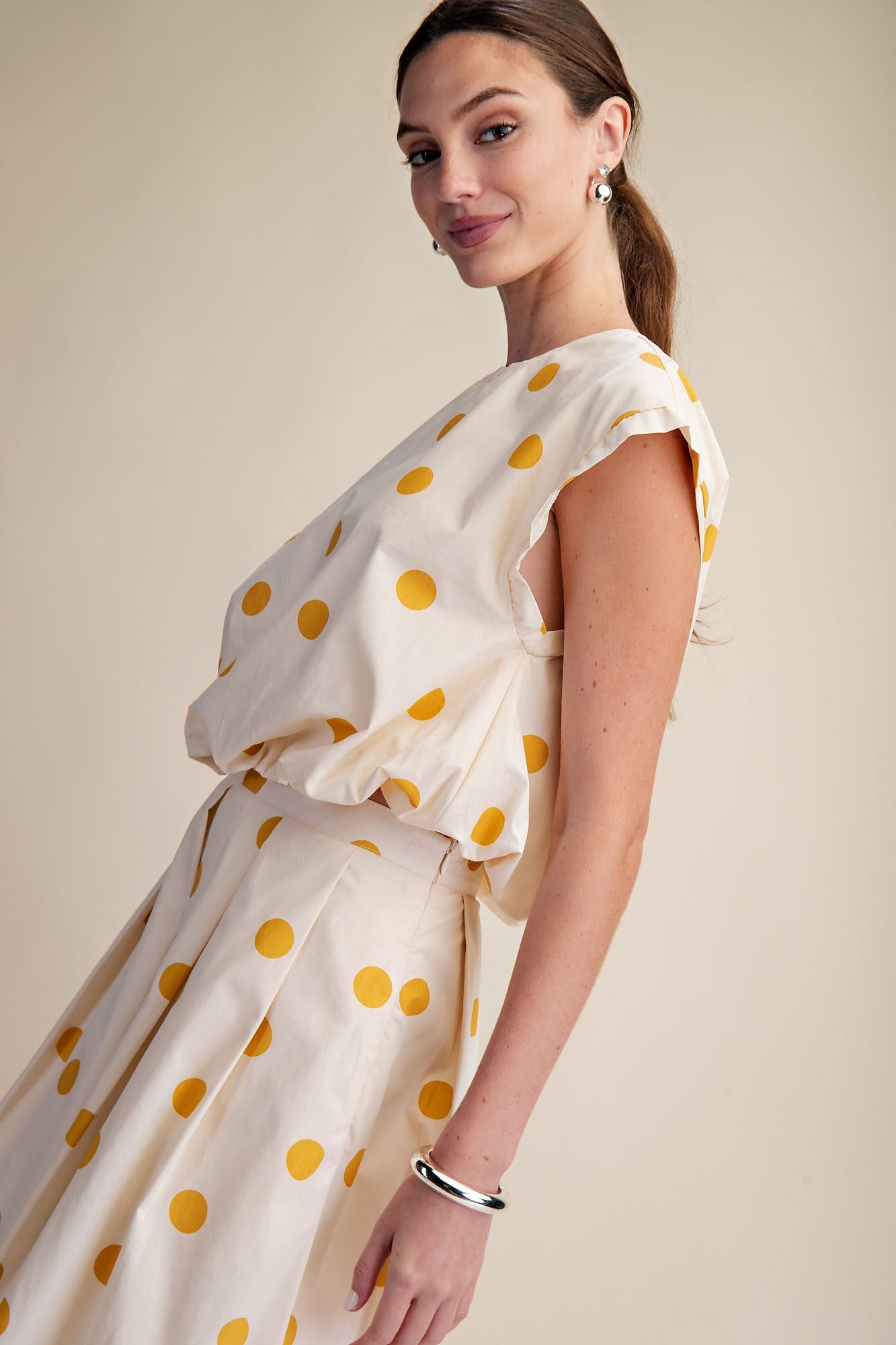 Sunlit Stroll Polka Dot Set