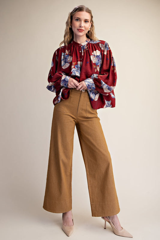 Golden Hour Wide-Leg Pants