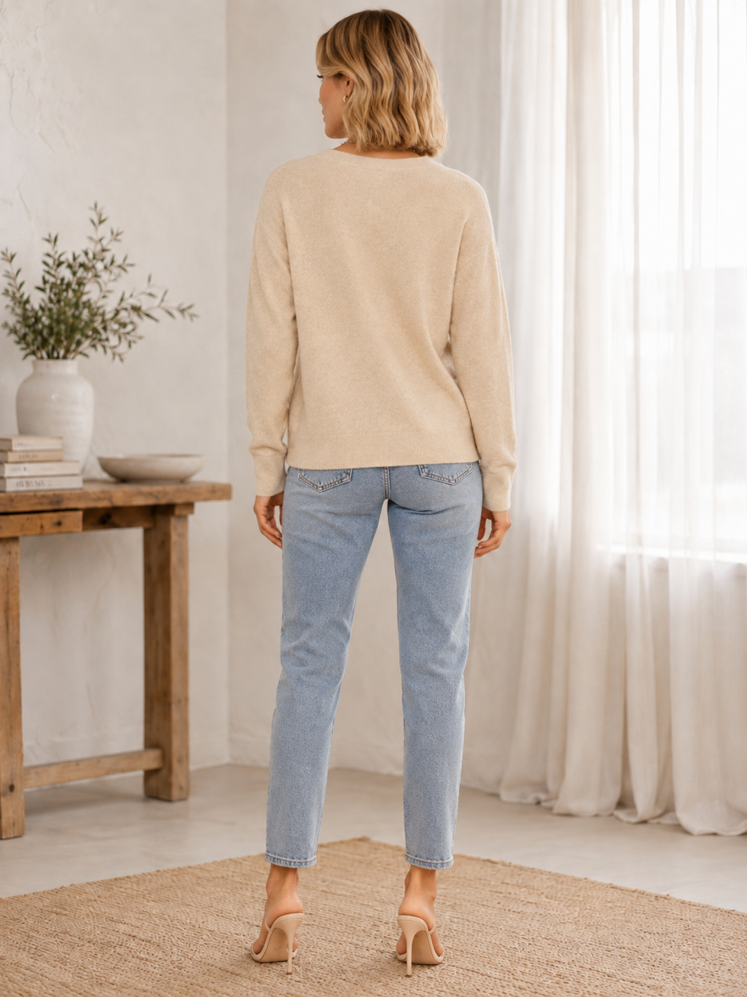 The Sunday Soft V-Neck Sweater