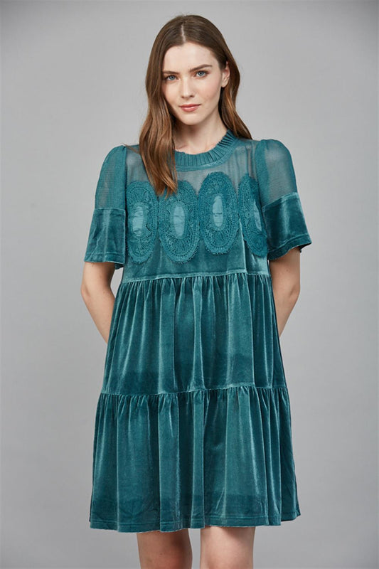 Velvet Lace Dress