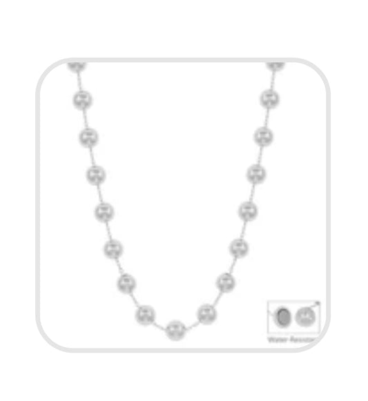 Silver large Bead