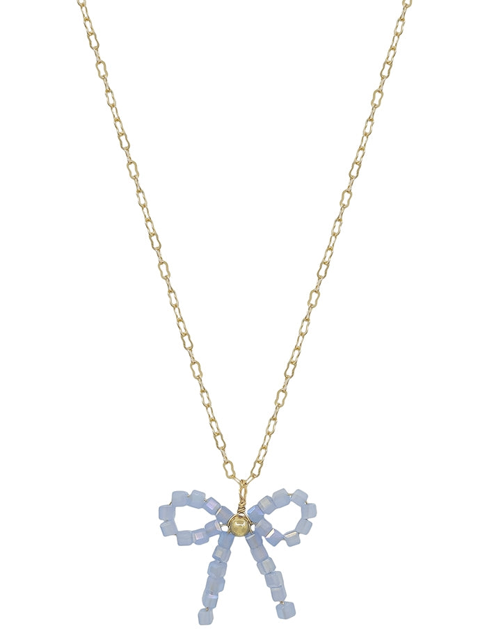 Bow necklace