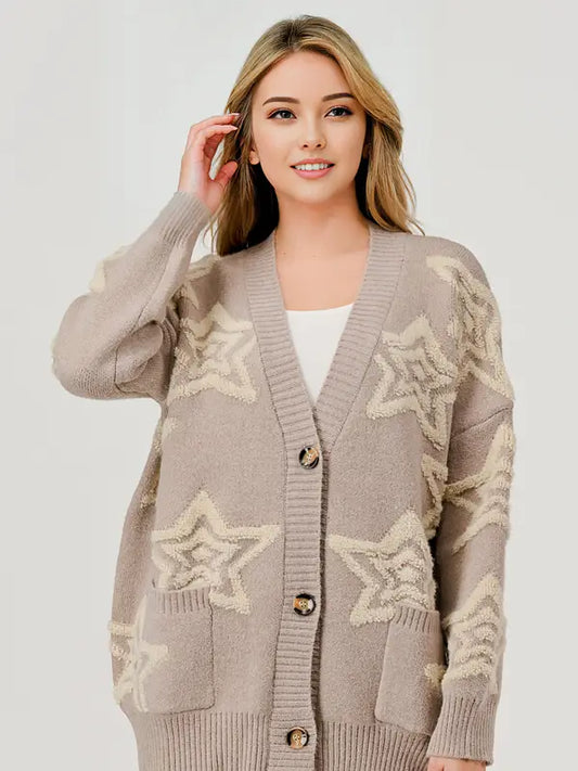 Starry Dreams Oversized Cardigan