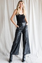 Faux Leather Pants