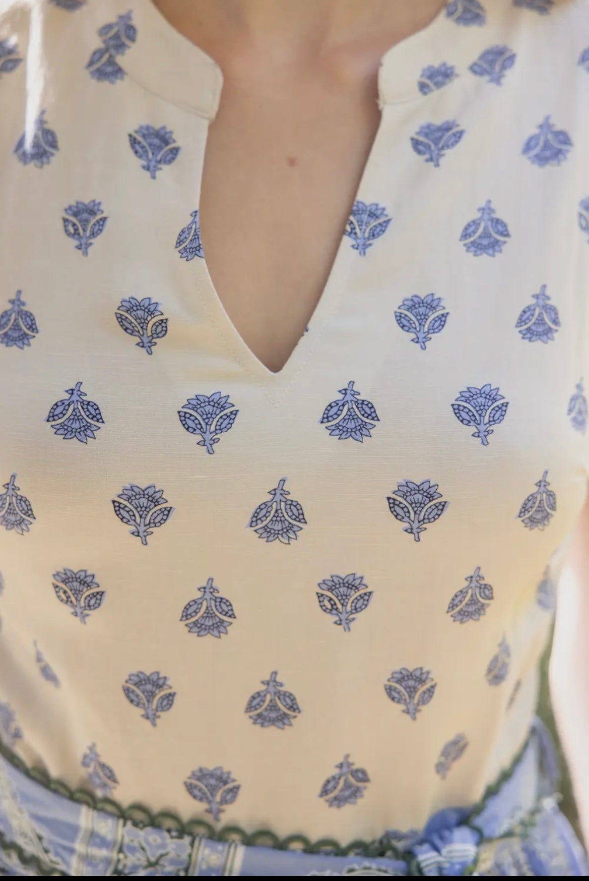 Mixed print dress