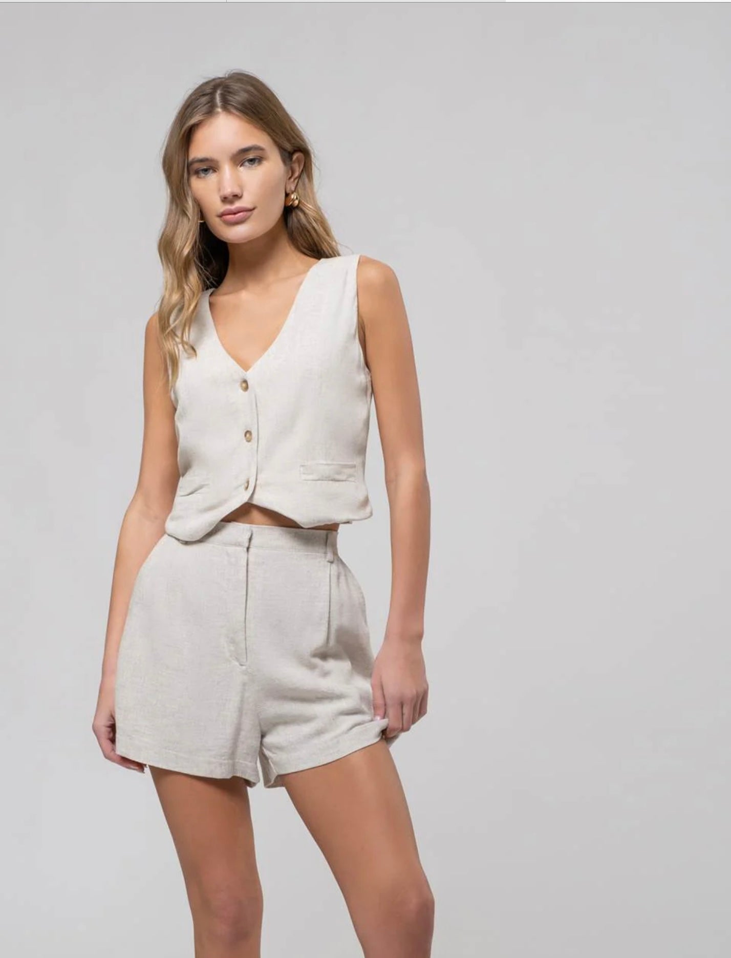 Linen Vest