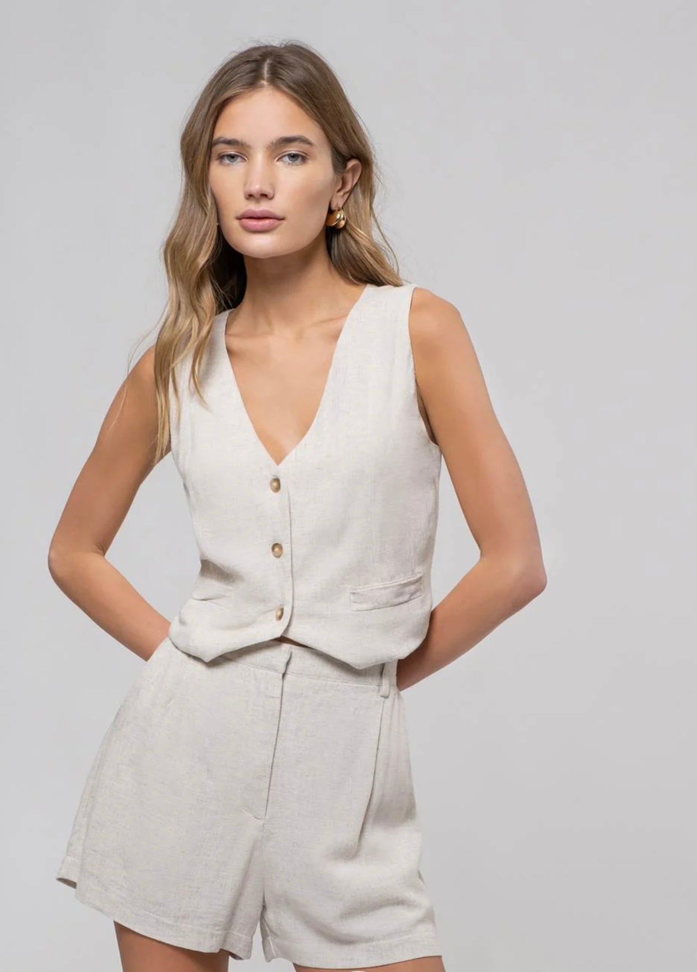 Linen Vest