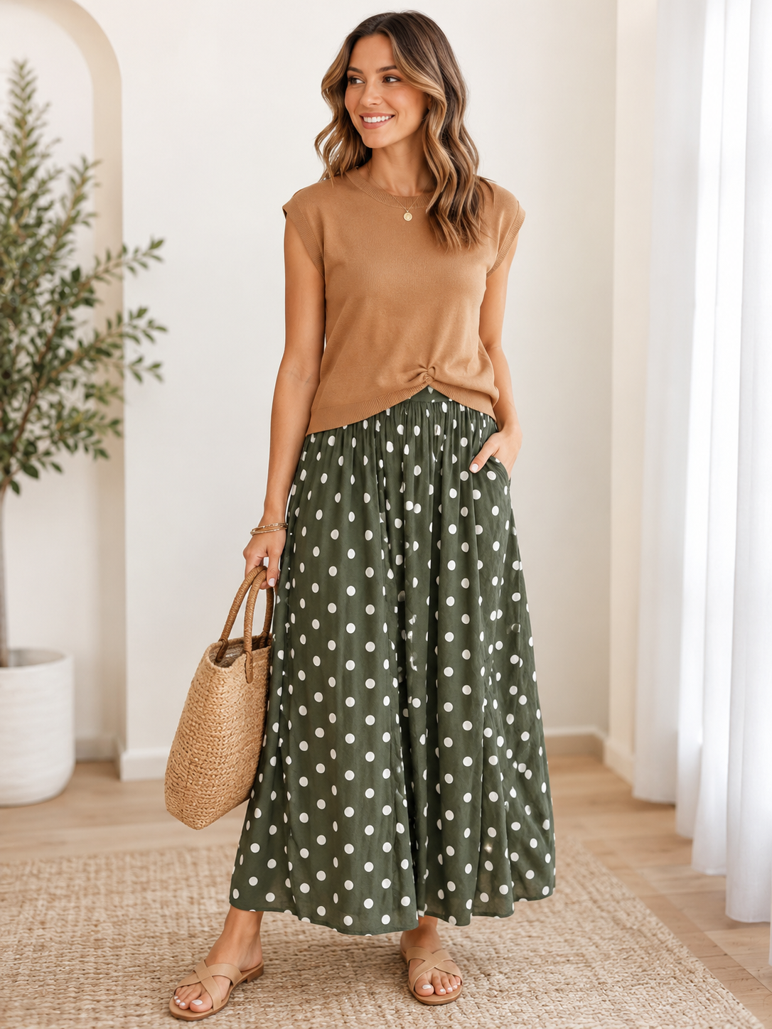 Olive You Darling Midi Dress