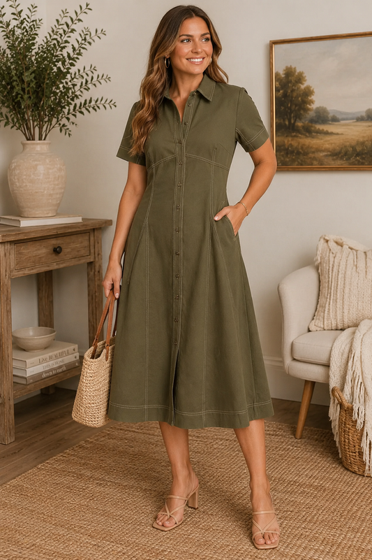 Savannah Grove Midi Dress