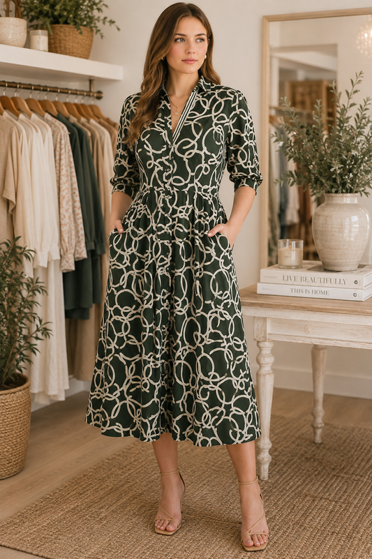 The Willow &amp; Vine Midi Dress