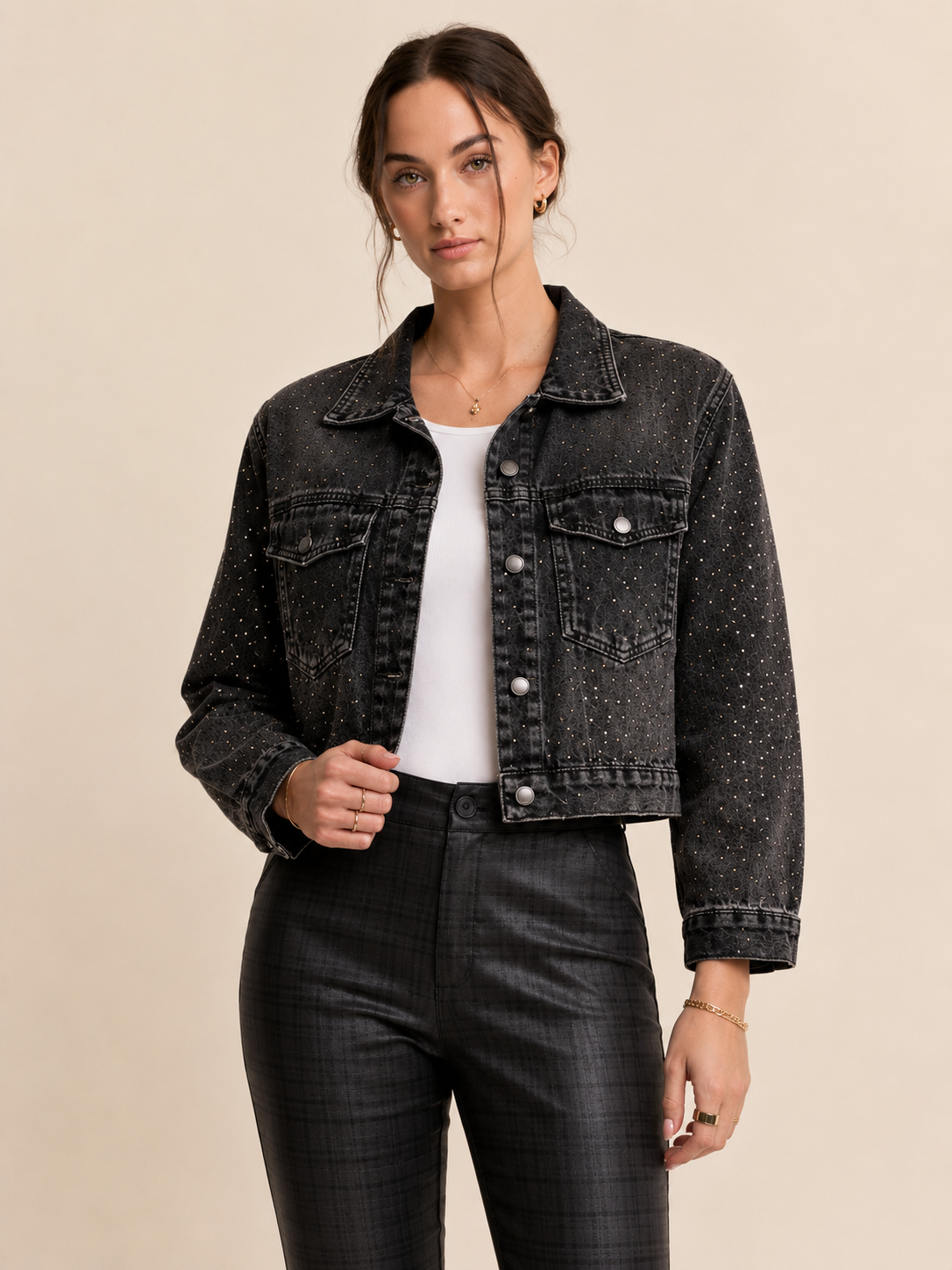 Midnight Spark Denim Jacket
