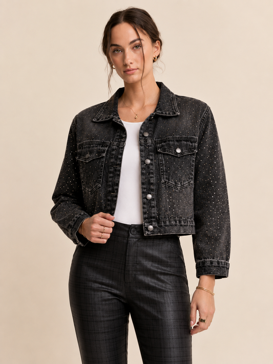 Midnight Spark Denim Jacket