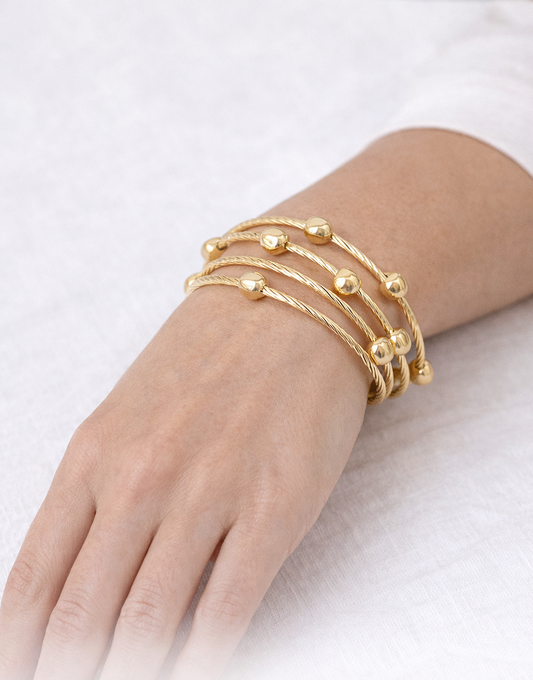 Golden Tide Wrap Bracelet
