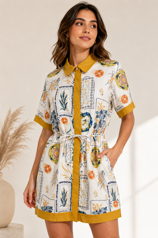The Golden Grove Shirt Dress ✨