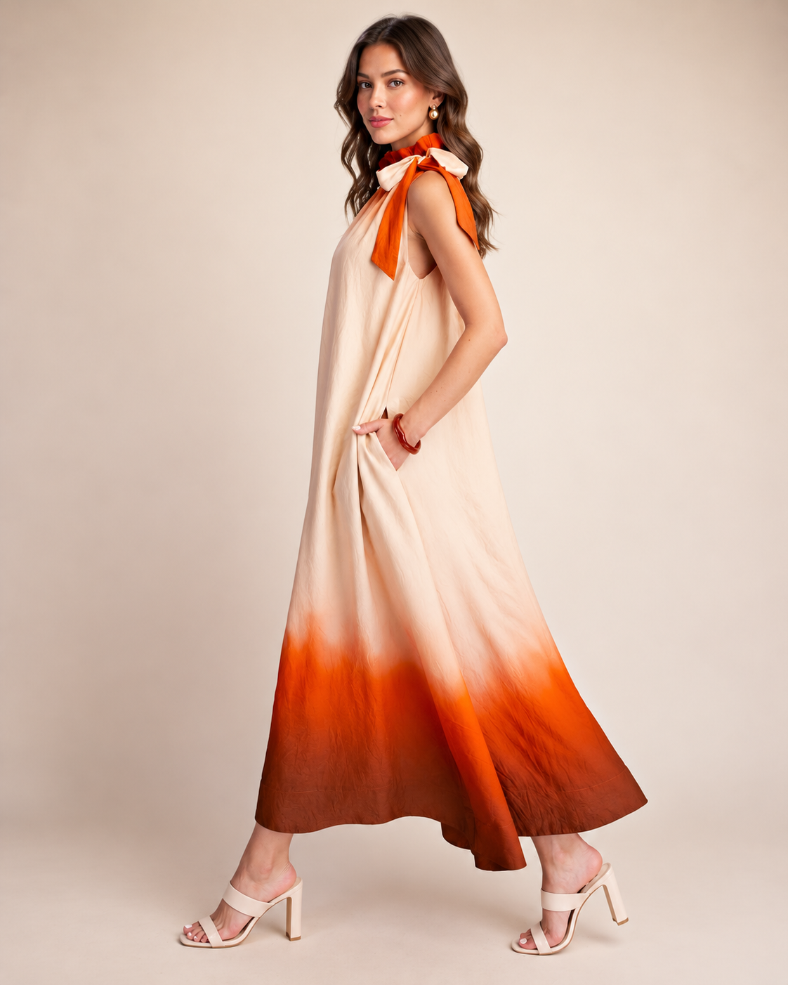 The Sunset Ember Maxi Dress
