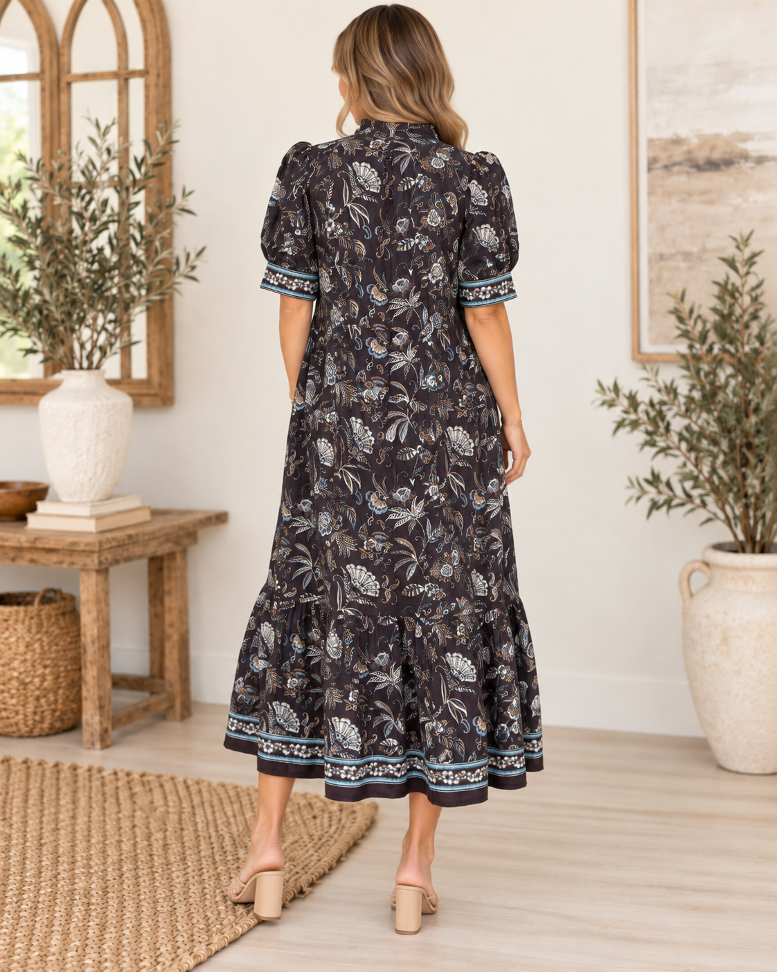 The Willow Noir Maxi Dress